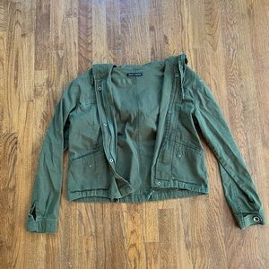 Brandy Melville Green Army Jacket